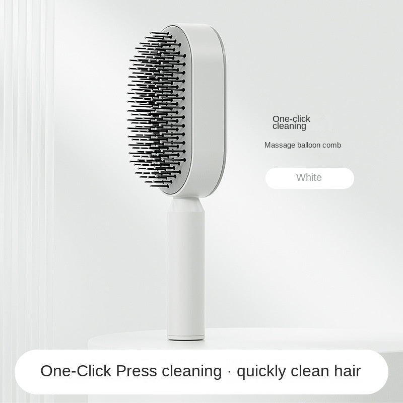 Self-Cleaning Scalp Massage Hair Brush