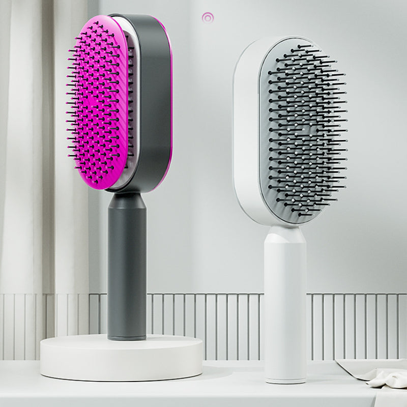Self-Cleaning Scalp Massage Hair Brush