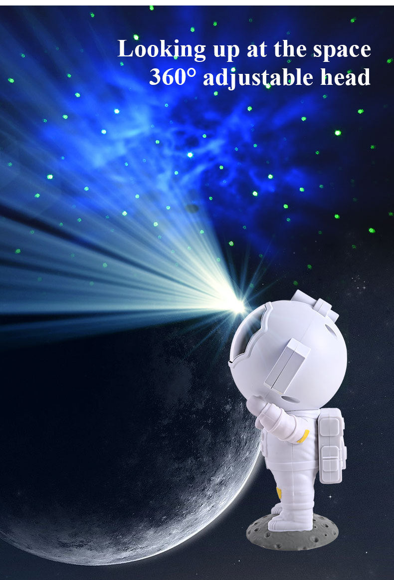 Galaxy Star Projector – Astronaut Starry Sky Night Light