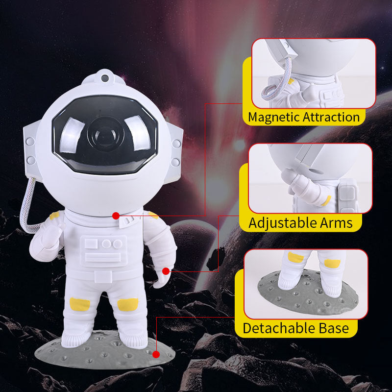 Galaxy Star Projector – Astronaut Starry Sky Night Light