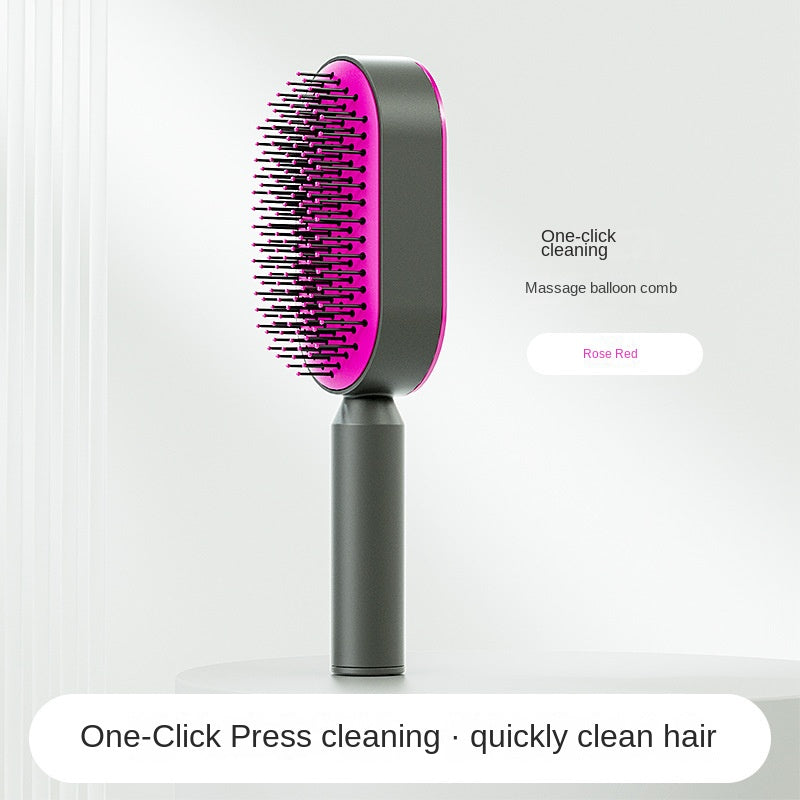 Self-Cleaning Scalp Massage Hair Brush