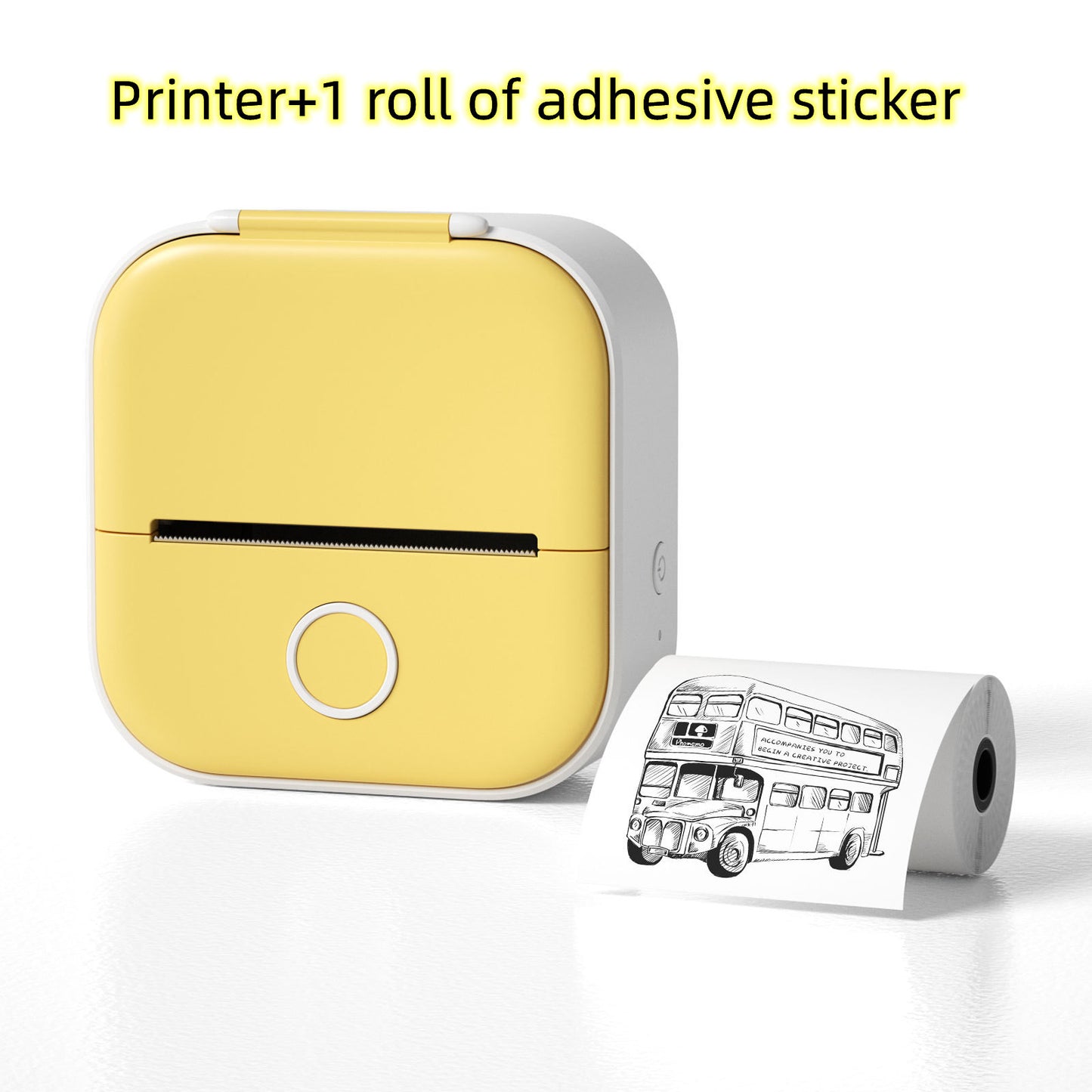 Portable Mini Thermal Label & Photo Printer – Bluetooth-Compatible